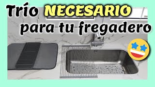 🧐 3 Accesorios para el Fregadero de la Cocina 🧽 ¡Super ÚTILES y Necesarios [upl. by Notreve]