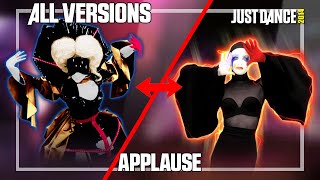 JUST DANCE COMPARISON  APPLAUSE  CLASSIC X OFFICIAL CHOREO [upl. by Nerdna]