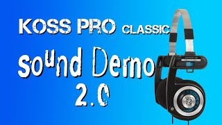 Koss Porta Pro Sound Demo 20 [upl. by Mlehliw]