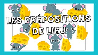 Las preposiciones de lugar en francés 🐭  Gramática [upl. by Assadah449]