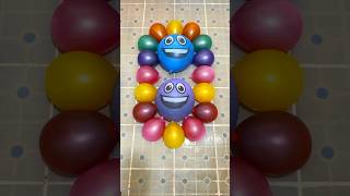 ASMR Beautiful Smile Balloon with mini balloons water Colorful  18 Balloons Pop Reverse Satisfying [upl. by France817]