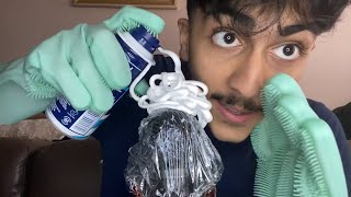 ASMR Glue amp Shaving Cream on Mic high sensitivity [upl. by Lucretia]