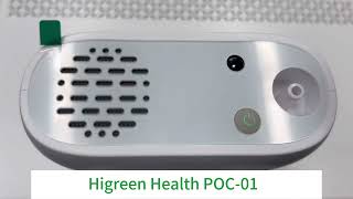 Higreen Health Portable 3L Continuous Flow 4 Hours Battery Oxygen Concentrator  POC01 [upl. by Eusadnilem]