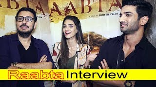 Raabta Movie Interview  Sushant Singh Rajput Kriti Sanon Dinesh Vijan  Full Video HD [upl. by Eevets]