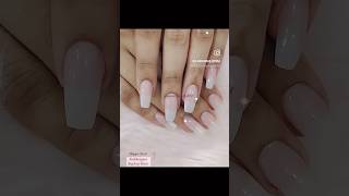 simple yet elegant nails with Acrylic extensions follow glamournailsbyRNJ nails simplenails [upl. by Taddeo]