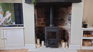 A VERY INDEPTH LOOK INTO SWEEPING A MORSO WOOD BURNING STOVE WITHOUT A LINER [upl. by Marcin]