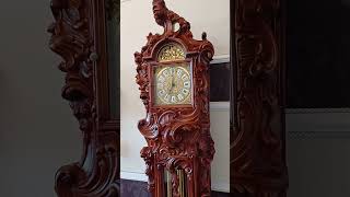 Standuhr grandfatherclock Hermle Westminsterschlagwerk Germany [upl. by Enened747]