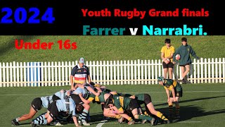 2024 Youth rugby GF Under 16s Farrer v Narrabri [upl. by Hale]