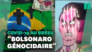 Au Brésil vastes manifestations contre Bolsonaro et sa gestion de la pandémie [upl. by Lidah]