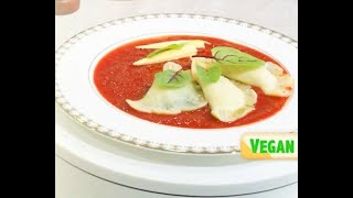 Traditional Italian Dumplings Part 2 of 2  Vegan Spinach Ricotta Ravioli [upl. by Tnomad533]