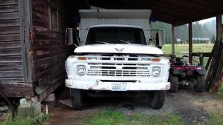 My Dads 1966 Ford F600 5 yard Dump Truck walk around [upl. by Devitt100]