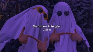 Besharmi Ki Height  Full Song Benny dayal amp Shalmali Kholgade [upl. by Drugi]