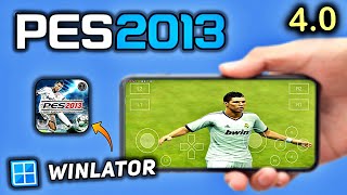 PES 2013 Mobile  Winlator 40   Android PES 13 Winlator New Update 2024  Winlator PES13 Android [upl. by Warram]