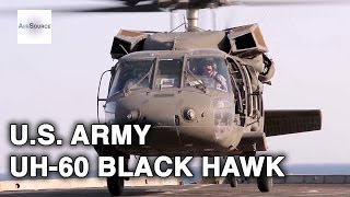 US Army UH60 Black Hawk Flight Deck Ops [upl. by Magdalena294]