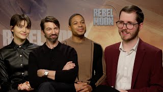 REBEL MOON  Ray Fisher Michiel Huisman amp E Duffy Interview [upl. by Temhem]