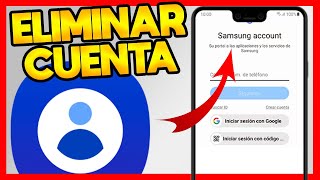 ✅COMO ELIMINAR CUENTA DE SAMSUNG ACCOUNT [upl. by Enortna498]