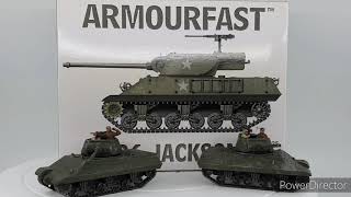 Armourfast M 36 Jackson 1 72 Scale Plastic Kit Review [upl. by Annala8]