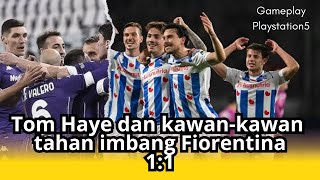 SC Heerenveen VS Fiorentina  Gameplay PS5 [upl. by Netloc739]