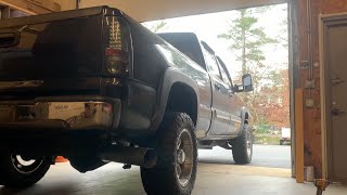 LBZ Duramax MBRP 5” Straight Pipe [upl. by Hayalat]