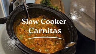 Slow Cooker Pork Carnitas [upl. by Eiramnaej410]