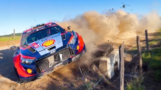 Best of WRC Rally Chile 2023  Crashes Action and Raw Sound [upl. by Siurad66]