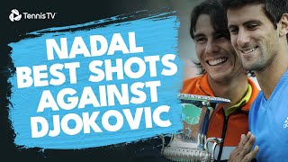 Rafael Nadals Greatest Rivals  Best Shots vs Novak Djokovic [upl. by Alejoa218]