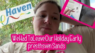 We had to leave holiday early Haven day 3 presthaven sands [upl. by Calli]