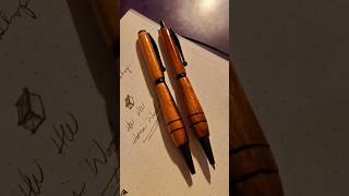 Tigerwood Pen amp Pencil set [upl. by Suirradal]