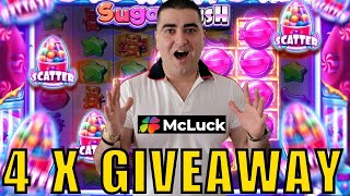 🔴EPIC LIVE Slot Play amp 4 Times GIVEAWAY At McLuck [upl. by Coppock]