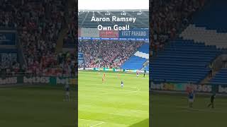 Aaron Ramsey Own Goal VS Middlesbrough aaronramsey owngoal middlesbroughfc efl eflchampionship [upl. by Arvo862]