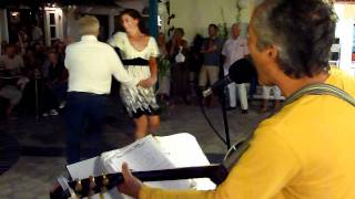 Dancing on the square of Kokkari Samos Greece 2011 [upl. by Ettenowtna]