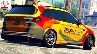 Climbing Mount Chiliad with Übermacht Rebla GTS in GTA V Online [upl. by Roban]