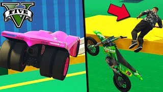 GTA V Online MOTO vs BATMÓVEL  LIPÃO O REI DA MITADA [upl. by Etnauq622]