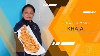 How to make khaja  Khaja Recipe  खाजा रेसिपी  recipe food hindi howto howtomake trending [upl. by Rehtaeh547]