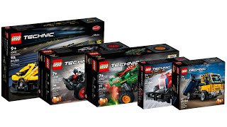 All LEGO Technic Sets January 2023 CompilationCollection Speed Build [upl. by Aksehcnarf745]