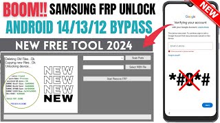 NEW TOOL SAMSUNG FRP BYPASS 2024 NO TEST POINT NO CODE 0 NO EDL CABLE NEW METHOD [upl. by Llewen]