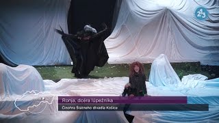 Ronja dcéra lúpežníka  Štátne divadlo Košice  reportáž [upl. by Anirbus]