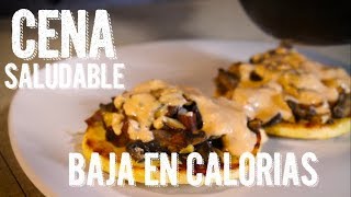 CENA SALUDABLE BAJA EN CALORIAS MUY FÁCIL  PECHUGAS CON CREMA DE CHIPOTLE [upl. by Sascha]