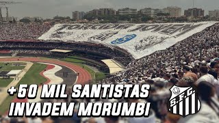 INVASÃO SANTISTA NO MORUMBI A FESTA DA TORCIDA  SANTOS X SÃO BERNARDO [upl. by Ailugram]