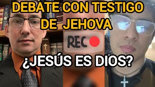 TESTIGO DE JEHOVA VS EVANGELICO DEBATE ¿JESÚS ES DIOS [upl. by Omocaig684]