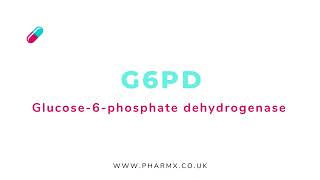 G6PD  Glucose6phosphate Dehydrogenase  Pronunciation [upl. by Namajneb]