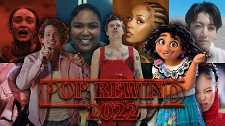 Pop Rewind 2022  Year End Mashup of 100 songs w song titles  by DJ Flapjack [upl. by Atteiluj]