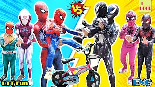 What If All Spiderman amp JOKER in 1 HOUSE  KID SPIDER MAN Rescue Mom amp Dad From JOKER  More [upl. by Sabelle]