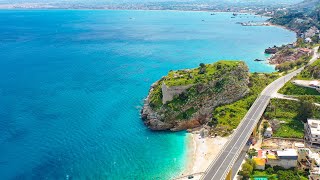 Palaiokastro ruins amp beach Heraklion Crete Greece [upl. by Ymot]