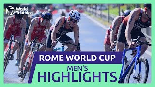 Race Highlights  2024 ROME WORLD TRIATHLON CUP  Men [upl. by Lladnor]