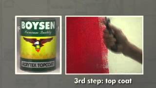 Painting It Easy With BOYSEN Acrytex [upl. by Havelock]