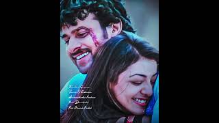 darling prabhas kajal  Inka Edho Song Lyrical Whatsapp Status 💙  2022💥 [upl. by Sedicla]