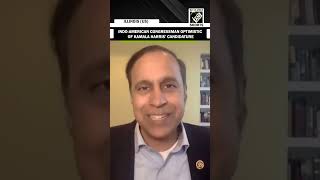 quotKamala Harris as first Desi President will boost USIndia relationsquot US Congressman Krishnamoorthi [upl. by Ahsinad173]