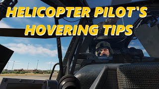 DCS World  AH64D Apache Hover Practice Tips By A Former US Army UH60L Blackhawk Pilot TEKADA [upl. by Ahsitan]