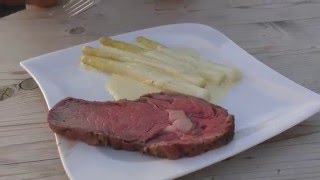 Folge 109 Gesmokter Rostbraten mit Spargel und Sauce Hollandaise [upl. by Einaffit376]